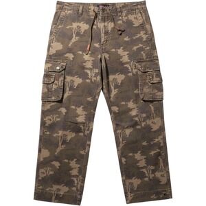 Eddie Bauer Ripstop Heritage Cargo Pants Mens 35x30 Olive Tree Camo